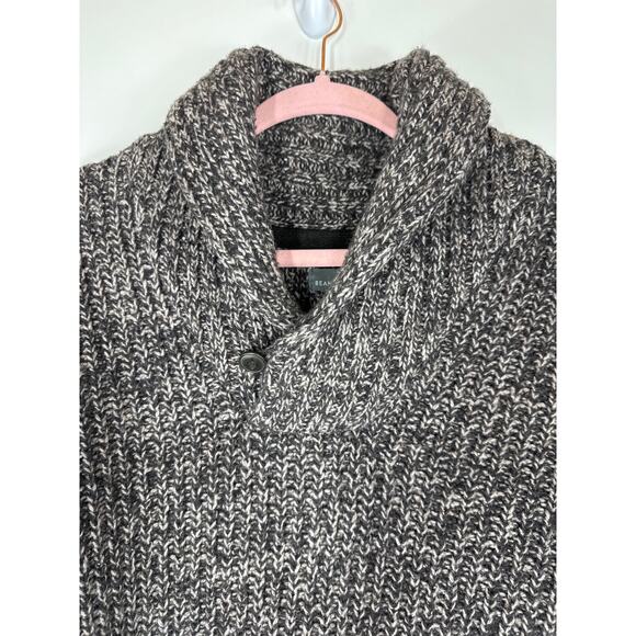 L.L. Bean Signature Lambswool Blend Shawl Collar Neckline Sweater, Large, Mens - Picture 3 of 5